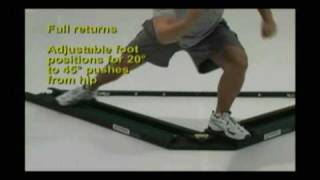 Power Skater  Hockey Dryland Training Machine  by HockeyShotcom [upl. by Nwahsuq]