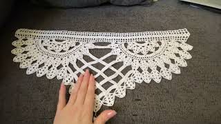 Classic Elegance 1899 Crochet End For a Table Runner  Vintage Crochet Tutorial [upl. by Rome]