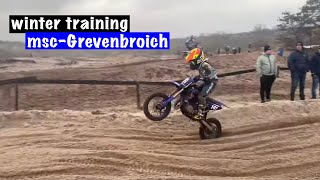 MSC GREVENBROICH WINTER TRAINING  Liljann141  Yamaha yz65 13 [upl. by Yattirb]