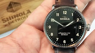 Shinola Canfield Watch Review [upl. by Cy3]