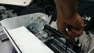 How to disassemble HP Ink Advantage 1515 and clean encoder strip [upl. by Marco]