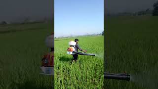 Mist Blower SR450  STIHL  Agri Farming Equipments Karimnagar  Contact 9100495552 [upl. by Worl]