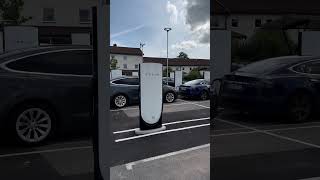 tesla Supercharger ⚡️ Gjennestad 🇳🇴 tesla supercharger gjennestad norway [upl. by Lannie]