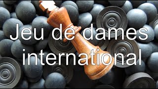 Jeu de dames international [upl. by Ahsiei]