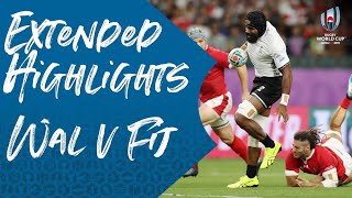 Extended Highlights Wales 2917 Fiji  Rugby World Cup 2019 [upl. by Norad]