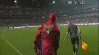 fan Benfica hits referee  Funny moment D [upl. by Ahseinek]