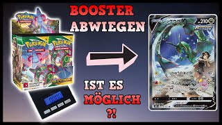 POKEMON DRACHENWANDEL ABWIEGEN Wir testen das Sammelkarten Evolving Skies Booster wiegen SWSH7 [upl. by Bluh415]