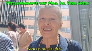 WIEN 2862023 STELLUNGNAHME von Mag Dr Vera WELD im Verwaltungsgericht Wien [upl. by Franciska]