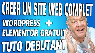 Créer un site web de A à Z avec wordpress et elementor gratuit depuis Hostinger [upl. by Ilera192]