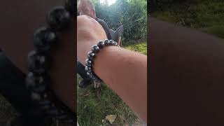 bracelet perle hématite [upl. by Drawoh]