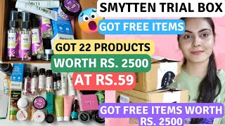 Huge Smytten Haul😍  Smytten Free Sample Review  Got 6 free Product  Smytten 0Trail points product [upl. by Anyrb]