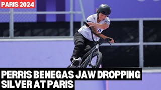 Perris Benegas Shocks the World with Silver Medal in BMX Freestyle at Paris 2024 Olympics [upl. by Virgel]