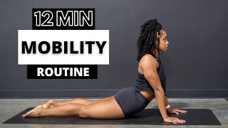 12 MIN FULL BODY MOBILITY ROUTINE improve flexibility posture amp workout performance [upl. by Anirtep]