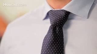 How to Tie a Windsor Knot  Mens Fashion [upl. by Einhoj159]