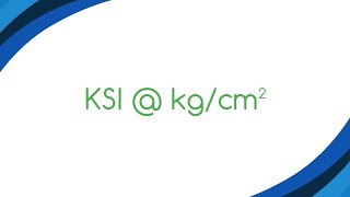 convertir KSI a kgcm2 [upl. by Netsreik]