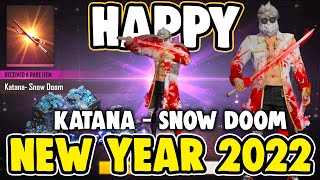 SPIN KATANA SNOW DOOM FREE FIRE NEW YEAR 2022 [upl. by Davin111]