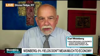 US 10Year at 5 Doesn’t Mean Much to Economy Carl Weinberg [upl. by Pippa]