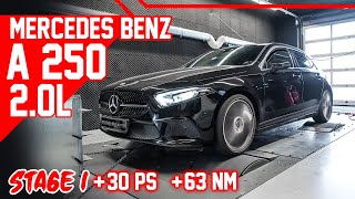 Mercedes Benz A 250  Softwareoptimierung Stage 1  100160 kmh amp Prüfstand  mcchipdkr [upl. by Hill]