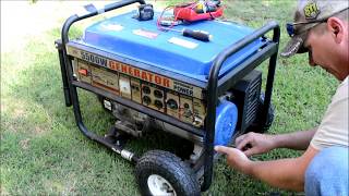 Generator Repair  Troubleshooting  Runs But No Power [upl. by Tollman]