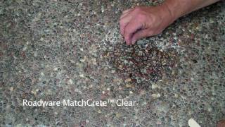 Roadware MatchCrete™ Clear Exposed Aggregate Concrete Repair [upl. by Sukhum]