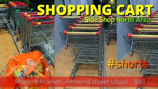 SHOPPING CART  SIDE SHOP NORTH AREA shorts videos ubudbali [upl. by Ainsworth]