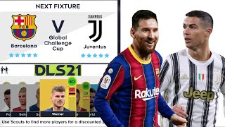 DLS 21  Barcelona vs Juventus  Dream League Soccer 2021 Gameplay [upl. by Saks]