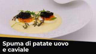 Come fare luovo barzotto  CAVIALE SPUMA DI PATATE E UOVO BARZOTTO [upl. by Majka]