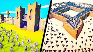 These are the BIGGEST CASTLE SIEGES Ever Made in TABS Totally Accurate Battle Simulator [upl. by Maitilde]