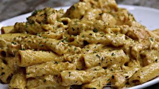 Creamy Pesto Chicken Pasta Recipe [upl. by Yhtomit]