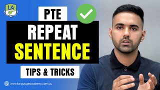 PTE Repeat Sentence Tips for 79  Tips Tricks and Strategies  Language Academy [upl. by Vange]