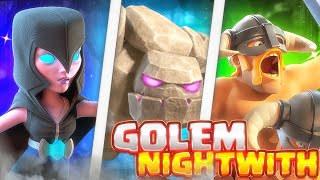 THE BEST GOLEM NIGHTWITCH DOUBLE EVOLUTION DECK😍  BEST CHOICE FOR THIS META🏆 [upl. by Chemash160]