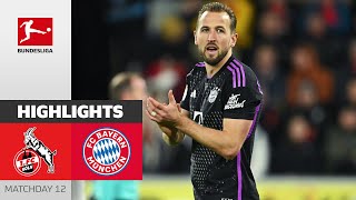 1 FC Köln  FC Bayern München  Highlights  Matchday 12 – Bundesliga 2324 [upl. by Kwan580]