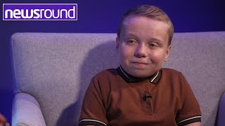 Children In Need 2023 Lenny Rush Interview  Newsround [upl. by Airdnua]