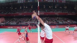 Mens Volleyball QuarterFinals  POL v RUS  London 2012 Olympics [upl. by Mccallion135]