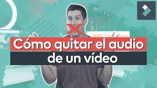 Cómo Quitar Audio a un Vídeo – Fácil y Rápido [upl. by Torto707]