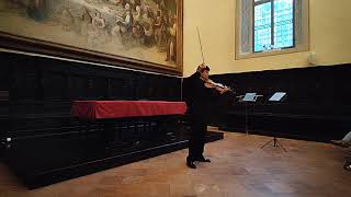 Paolo Tagliamento plays Bach Partita BWV 1004 Live [upl. by Johnson]