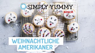 😍 Weihnachtliche Amerikaner ganz einfach  SIMPLY YUMMY Rezepte [upl. by Marras578]