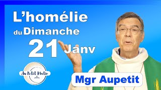 Évangile et homélie du Dimanche 21 Janvier  Avec Mgr Aupetit [upl. by Yerfej]