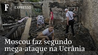 Novo megaataque russo mira bases de caças F16 na Ucrânia [upl. by Aguste]