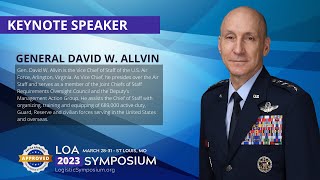 LOA2023  Keynote  VCSAF Gen David Allvin [upl. by Calmas289]