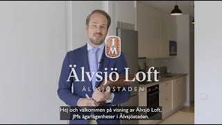 Visning Älvsjö Loft ägarlägenheter i Älvsjöstaden Stockholm [upl. by Kcire81]