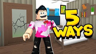 5 WAYS TO BREAK INTO A BLOXBURG MANSION Roblox Bloxburg [upl. by Sansone]