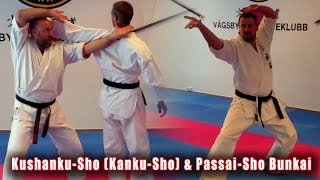 Practical Kata Bunkai KushankuSho KankuSho and BassaiSho Bunkai morote koko gamae sequences [upl. by Lemkul55]