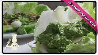 Sla wrap met avocado saus  RECEPT 4 [upl. by Nitza]