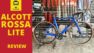 ALCOTT ROSSA LITE Shimano 105 Disc  Road Bike Malaysia Basikal Sepeda Review ENGSUB [upl. by Yorke]