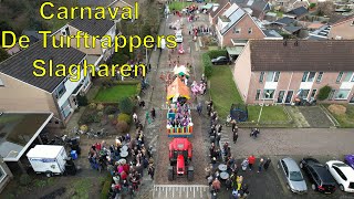 De Turftrappers  Carnaval Slagharen 2024 4K  Drone [upl. by Urian]