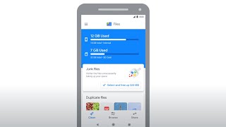 Files by Google Free up space on your phone [upl. by Nanerb]