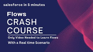 Salesforce Flows Crash Course Part 1  with real time Example [upl. by Ophelia]