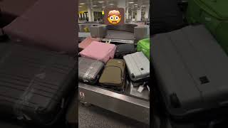 🤯🤯🤯 Newark Airport luggage damage🇺🇸 shortsfeed shorts ytshorts airport [upl. by Lotty]