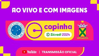 JOGO COMPLETO EC CRUZEIRO ARAPIRACA AL X SANTO ANDRÉ  PRIMEIRA FASECOPINHA SICREDI 2024 [upl. by Sirroned]